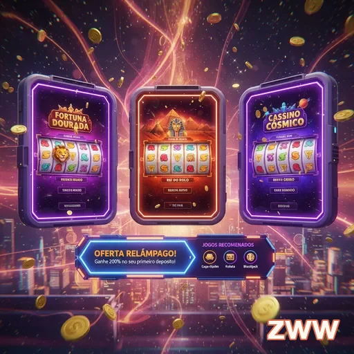 Ilustração de Experimente a plataforma de jogos zww com segurança e tecnologia